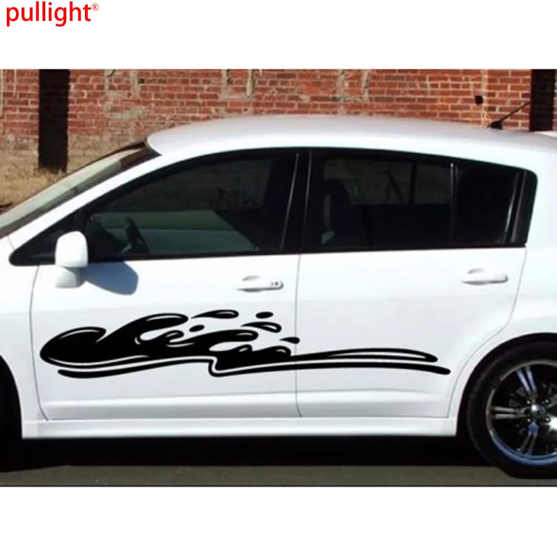 Large Splash Car Body Vinyl Sticker Decals 2 Pieces Left and Right