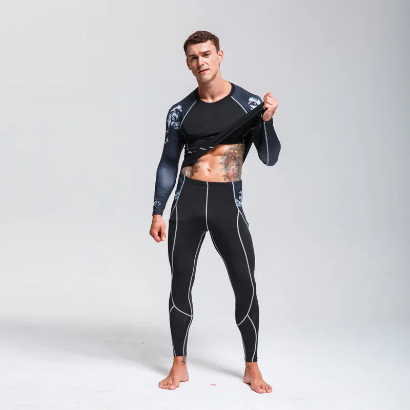Men's Ski Underwear Set > Winter Thermal Underwear >Running Quick