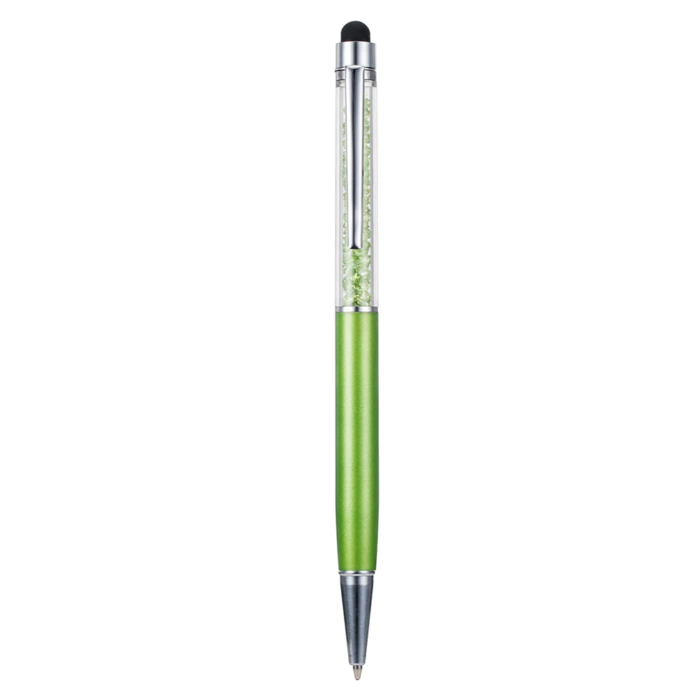 Металлический Кристалл шариковая ручка школьные принадлежности Ручка почерк емкость алмазный карандаш сенсорный экран шар-ручка