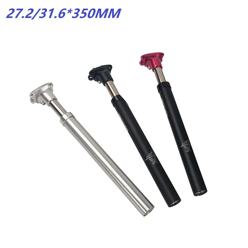 

Aluminium Bicycle Suspension seatpost 27.2/ 31.6 X350MM MTB mountain Bike Bicycle Seat Post Shock Absorption Damping Seat Tube
