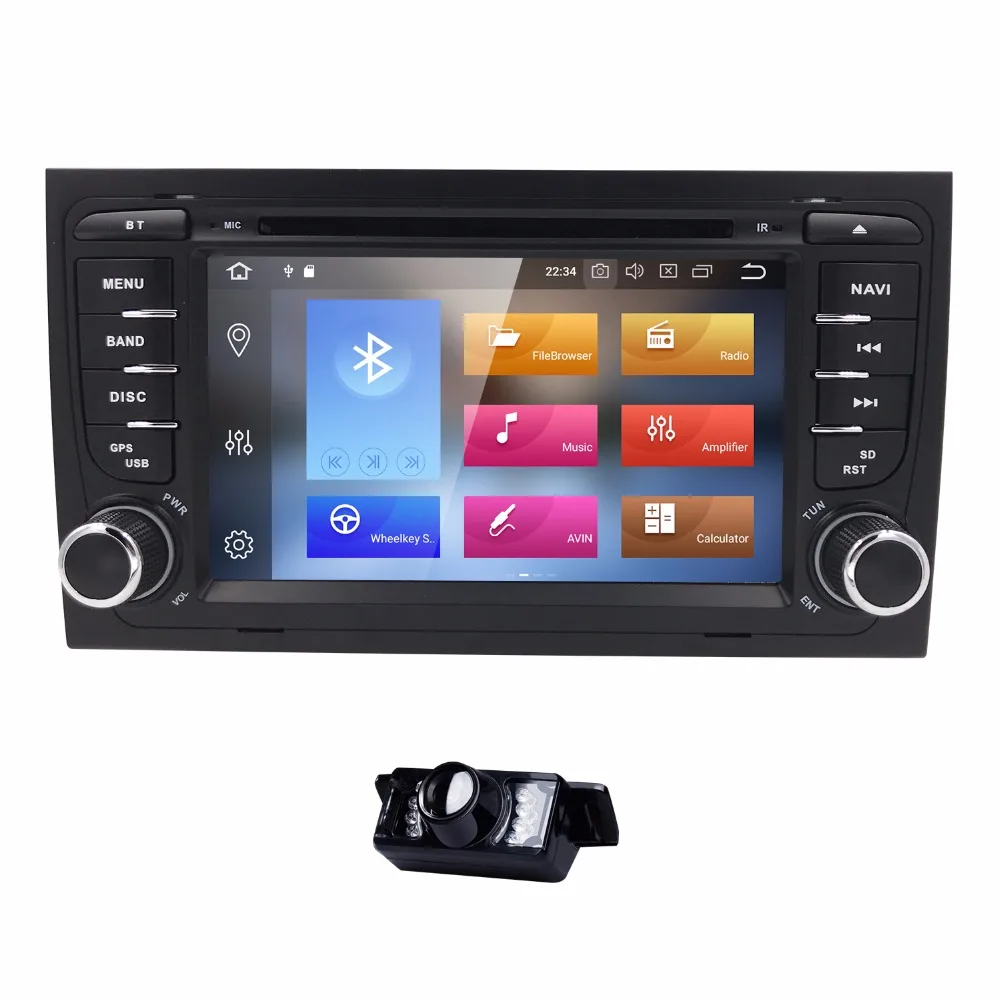 

2din Car DVD GSP Navi Android8.0 4+32 for Audi A4 GPS(2002-2008) Audi S4/RS4/8E/8H/B6/B7 With GPS Bluetooth Radio RDS Canbus Map
