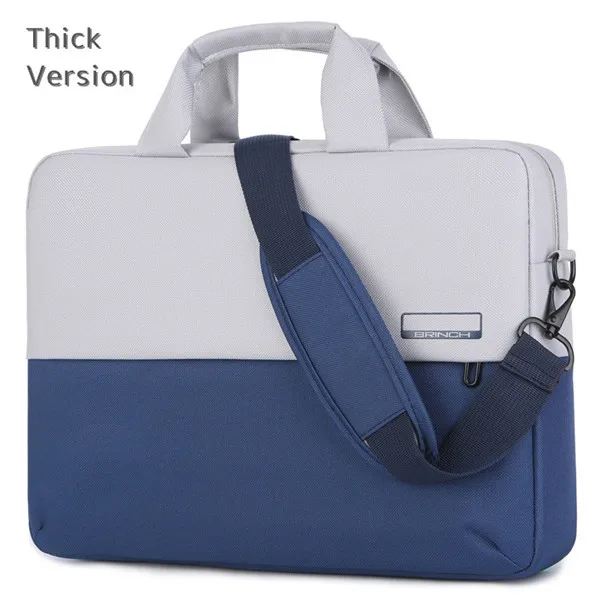 Бренд Бринч сумка для ноутбука 1", 14", 1", 15,6 дюймов, сумка-мессенджер чехол для MacBook air pro 13,3, 217 - Цвет: Thick Blue