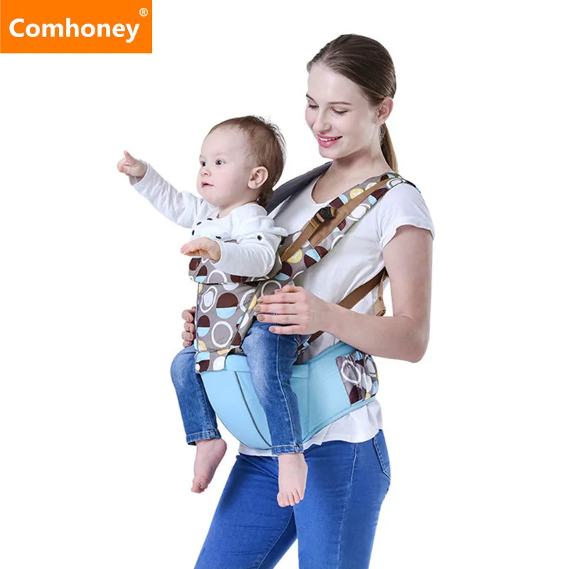 Baby Carrier Backpack 3 In 1 Multifunctional Kangaroo Dot Pattern