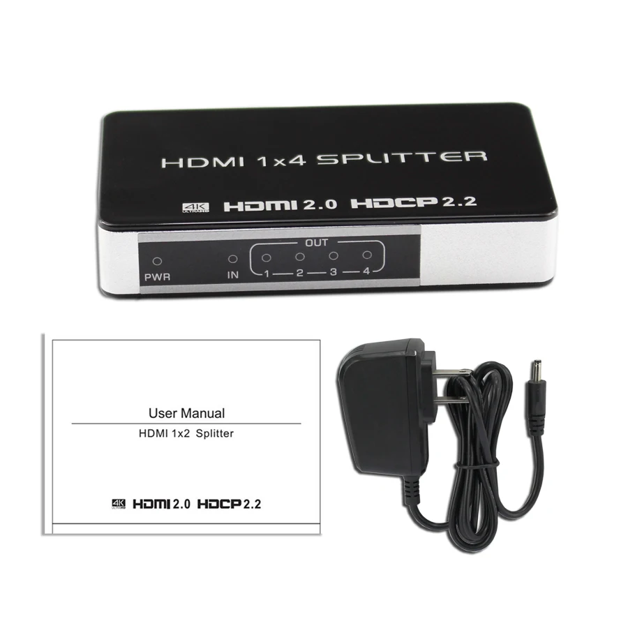 HDMI 2 0 сплиттер UHD 4K 1x4 HDCP 3D 1 вход 4 выхода ретранслятор Переключатель концентратор