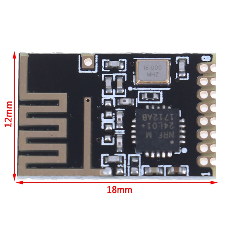 1 шт. улучшенная версия Питания SMD NRF24L01 беспроводной модуль SI24R1 NF 03 мини