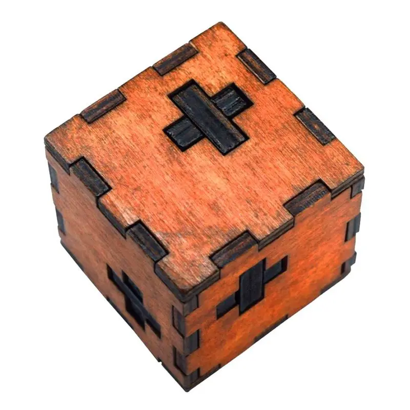 

Wooden Intelligence Toy Chinese Brain Teaser Game 3D IQ Puzzle for Kids Adults (M)