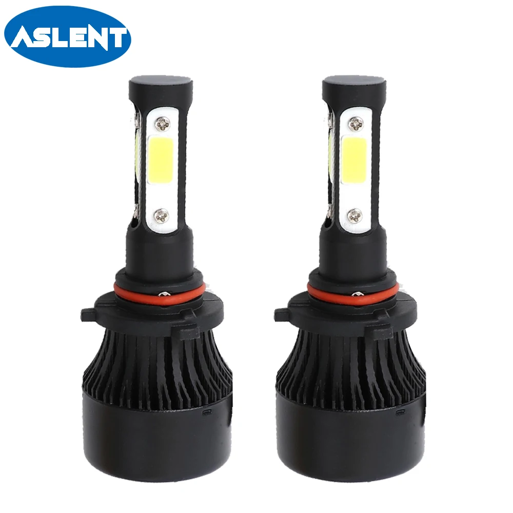 ASLENT 4 стороны люмен H7 светодиодный лампы H4 H11 H8 H9 HB3 HB4 9005 9006 9004 9007 автомобилей