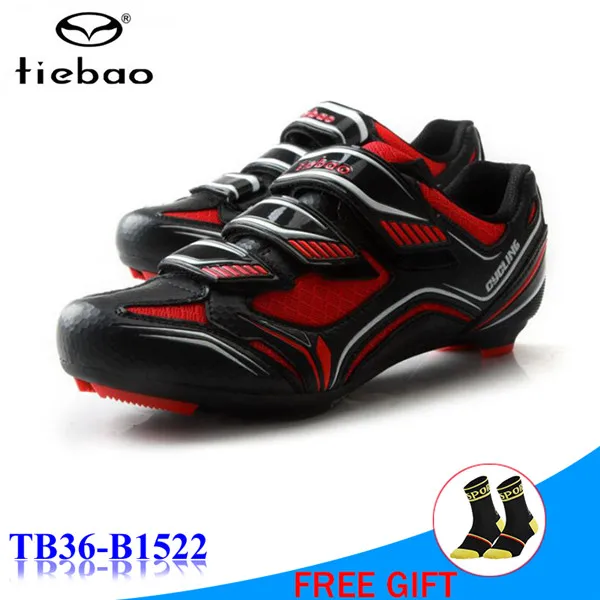 TIEBAO/Обувь для гоночного велосипеда; zapatillas hombre zapatillas bicicleta; дорожная обувь; sapatilha ciclismo; кроссовки для велоспорта - Цвет: 1522 red