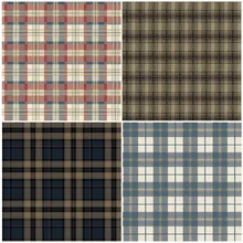 Haok Home PVC Vinyl Modern Plaid Checks Wallpaper Living room Bedroom Home Wall Decoration,Blue Tartan Wall art murals