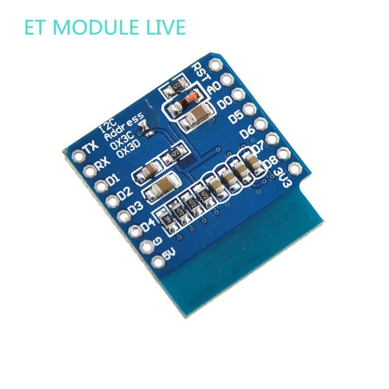 Модуль OLED дисплея для WEMOS D1 MINI ESP32 Arduino AVR STM32 64x48 ЖК экран 0 66 дюйма IIC I2C LIVE|module for