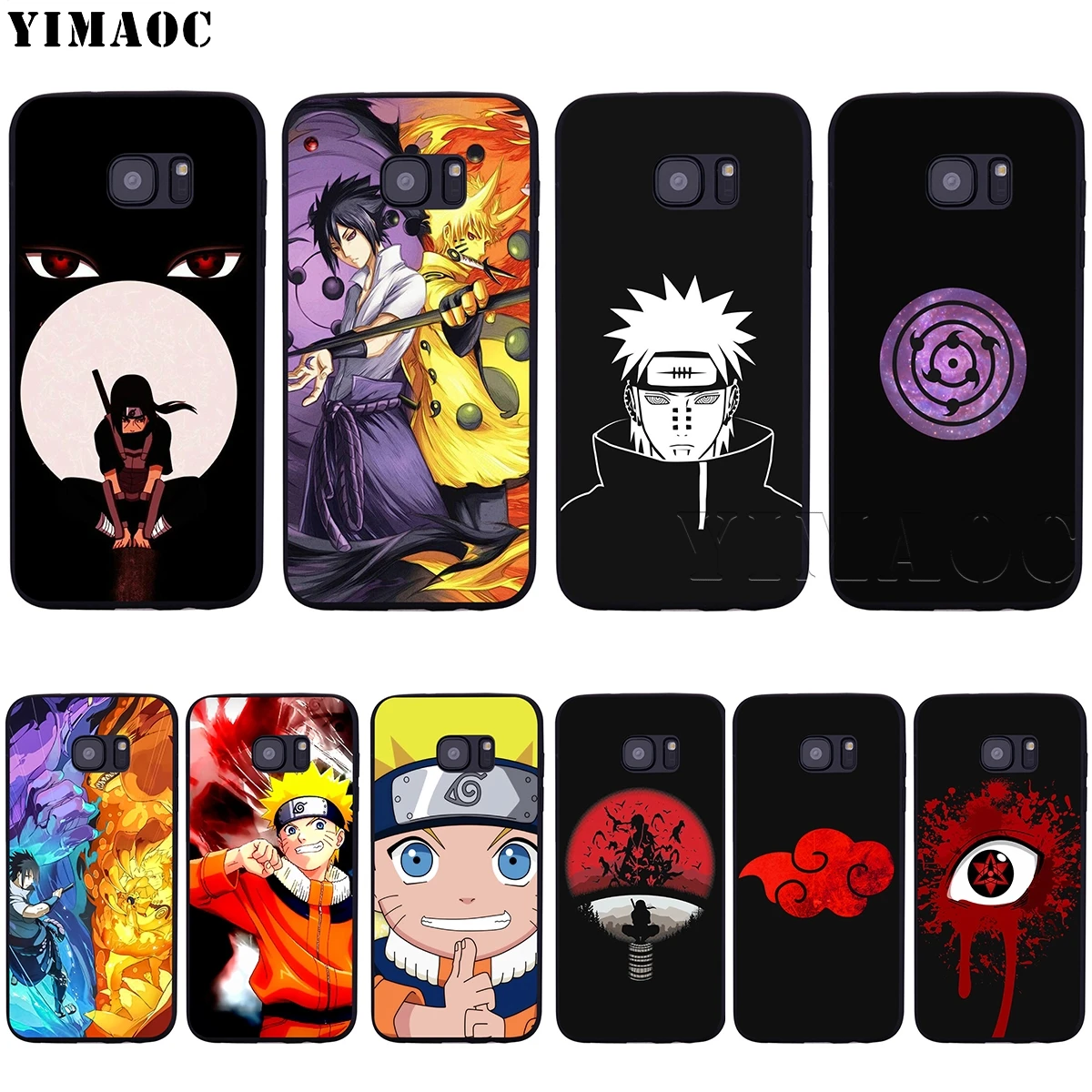 

YIMAOC Sasuke Naruto Soft Silicone Case for Samsung Galaxy S6 S7 S10e Edge S8 S9 Plus A3 A5 A6 A7 A8 A9 J6 Note 8 9 2018