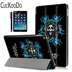 Cuckoodo Ultra Slim Смарт Магнитная крышка с автоматическим sleep-будильника Функция для Apple, новый iPad 9.7 ''2017 + Стилусы + Экран Плёнки