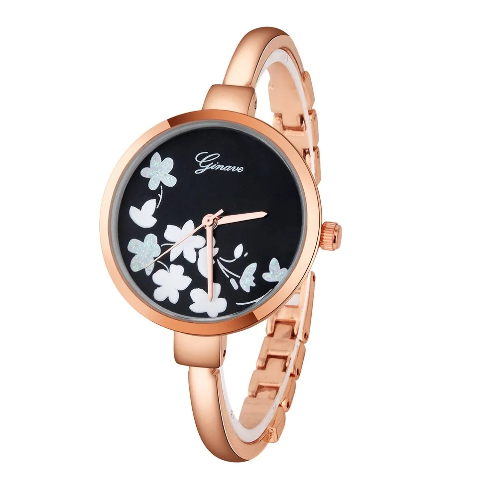 Элитный бренд Для женщин часы Нержавеющая сталь браслет группа дамы аналоговые кварцевые Круглый благородный Наручные часы montre femme 2019