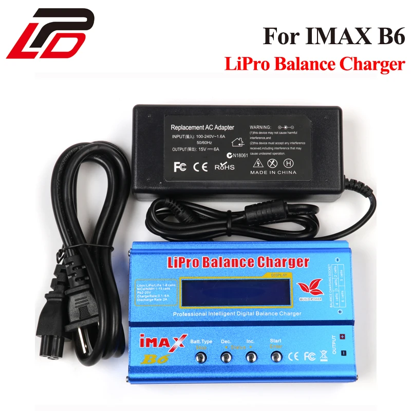 For iMAX B6 80W 6A Battery Charger Lipro NI CD NI MH Li Ion Balance ...