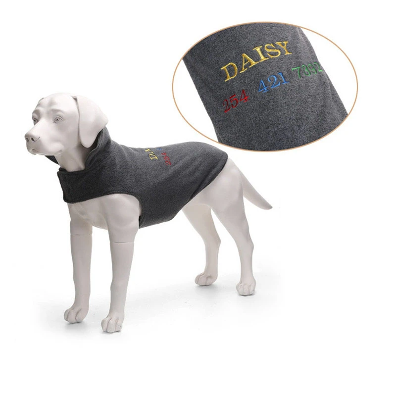 custom dog jacket