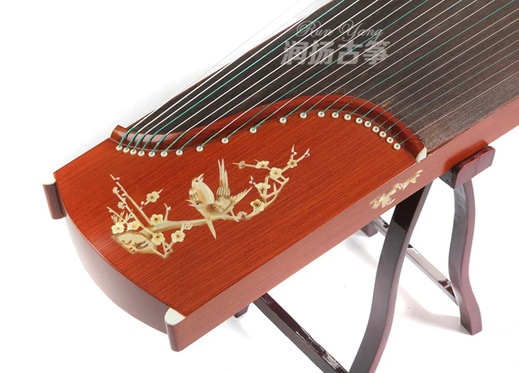 Старшие красные деревянные игры guzheng Аутентичные Музыкальные инструменты EMS