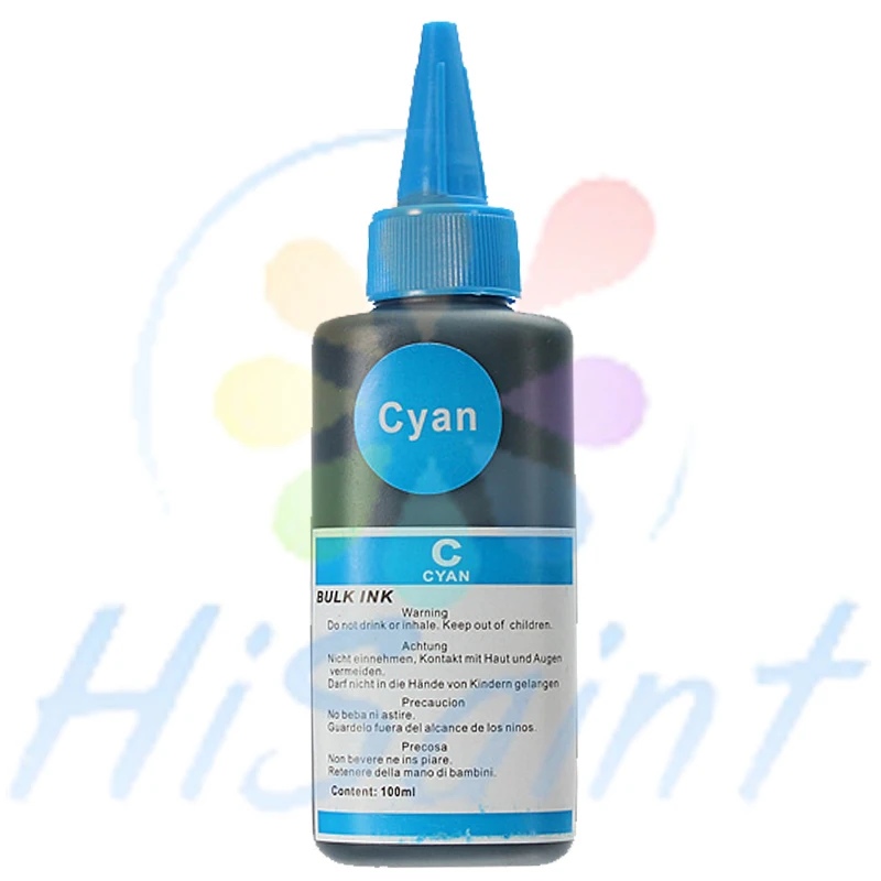 

2017 New [Hisaint] 1Pcs 100ML colorful Compatible Refill Ink for HP for Canon for Samsung And Other Brand Printer New