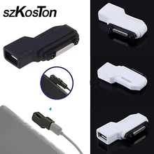 Горячая микро USB к магнитному зарядному разъему адаптер конвертер для sony Xperia Compact Z2, Z1, Z1 Compact Mini, Z3 Tablet Compact