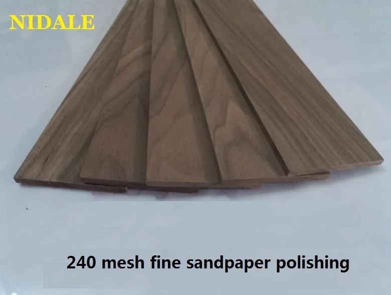 

NIDALE Model 4x60 mm polishing Black walnut batten Ship model kit Special-purpose wood material 2 pcs/lot