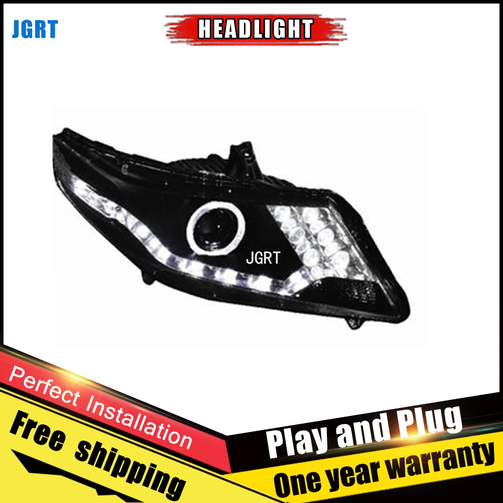 2PCS Car Style LED headlights for Honda City 2010 2013 for City head