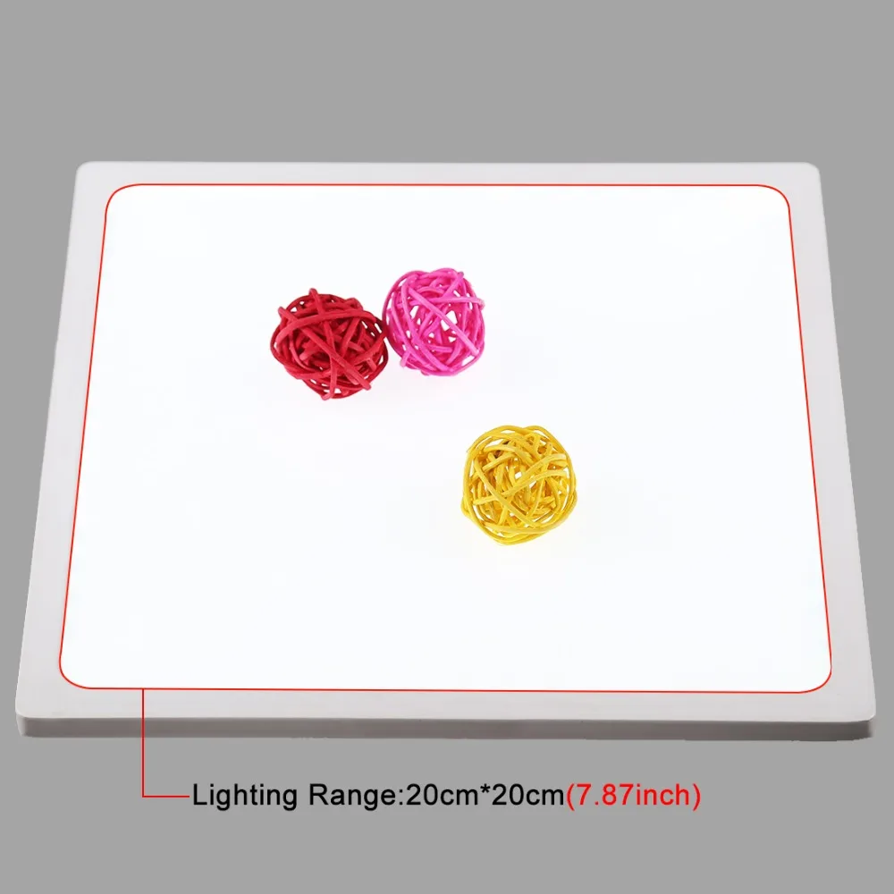  PULUZ Mini 22.5 LED Photography Shadowless Bottom Light Shadow-free Light Lamp Panel Pad for 20 cm  - 32905284346