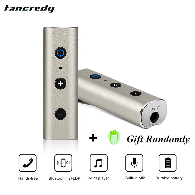 Aux Bluetooth аудио Музыка приемник 3 5 jack 4 2 + EDR громкой связи Car Kit A2DP Беспроводной