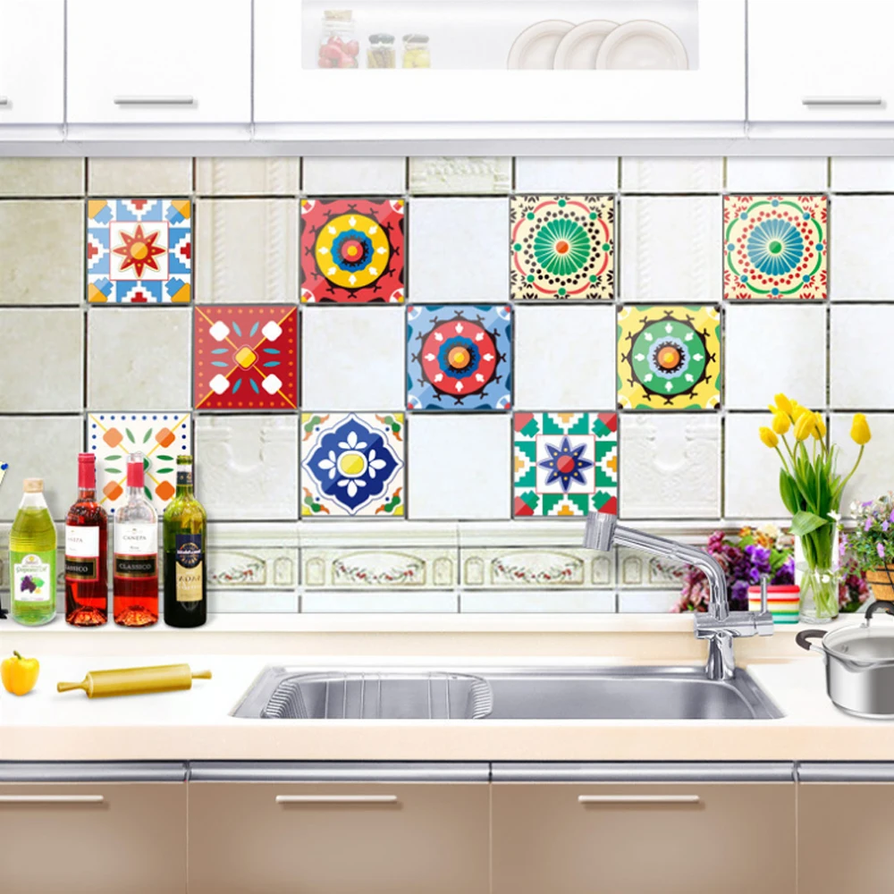 Creative DIY Wall Stickers Kitchen Stickers Oilproof Bathroom