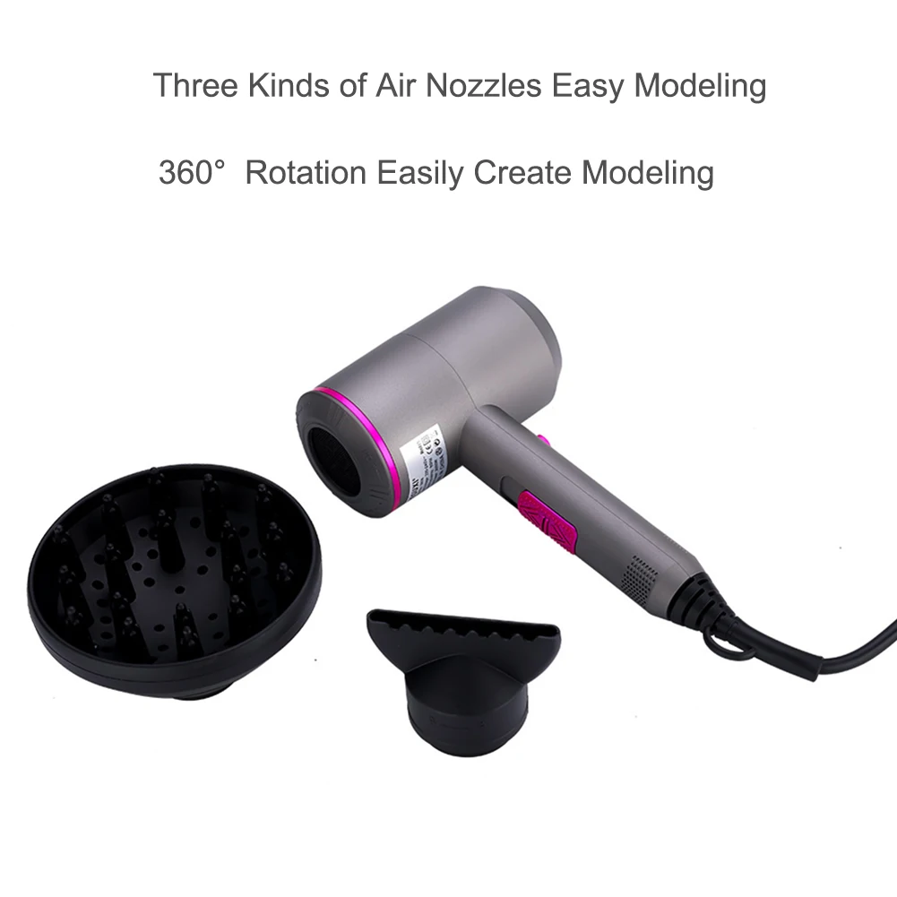 

Hair Dryer Hammer Shape Professional Hairdryer Salon Fast Blow Dryers 110/220V Thermostatic Negative Ion Hot Air Blower