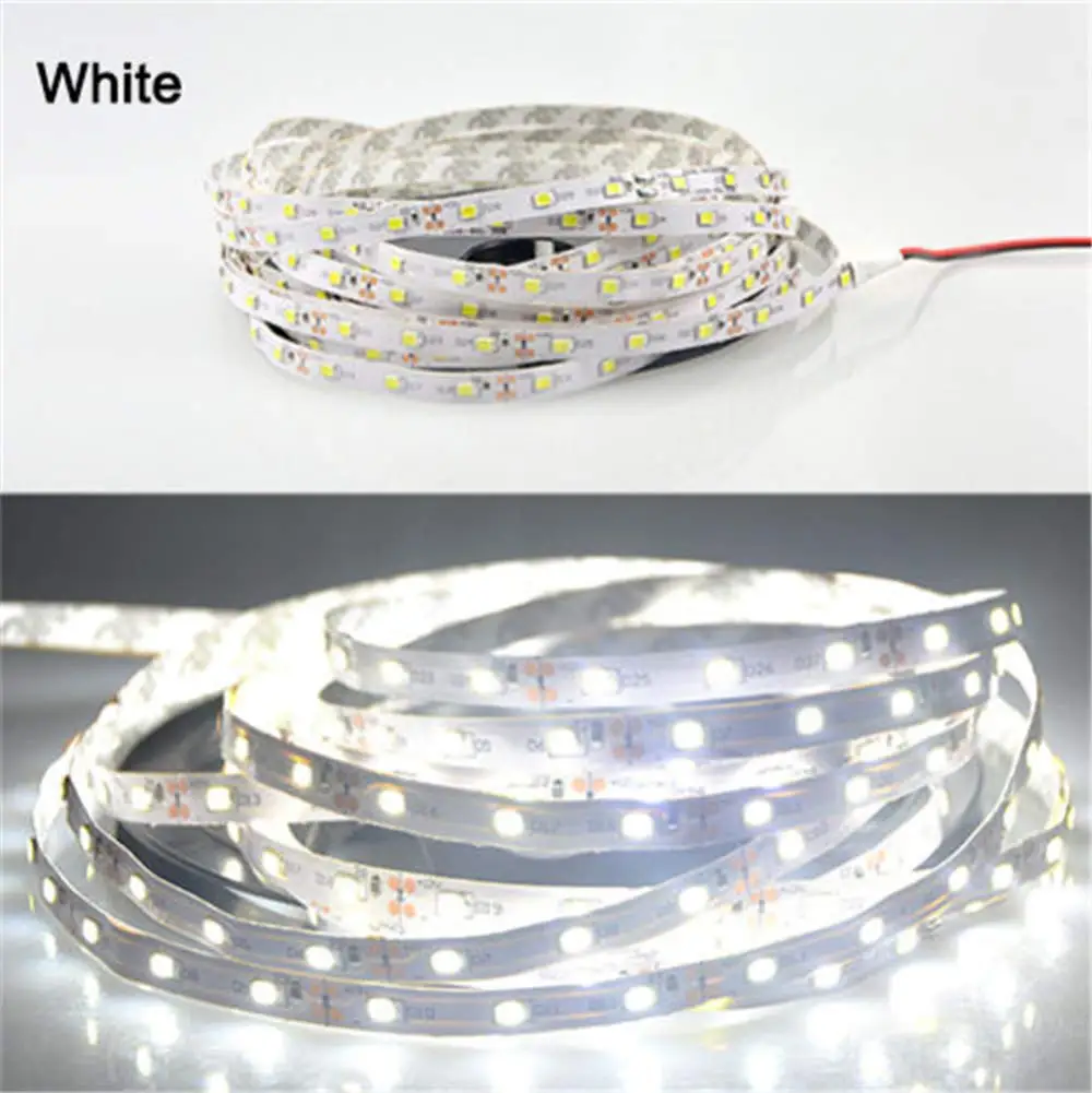 BLYN Светодиодные ленты RGB 2835 SMD 60 Светодиодный/M Водонепроницаемый RGB синий зеленый красный желтый гибкие световая лента 5 м Fita DC12V