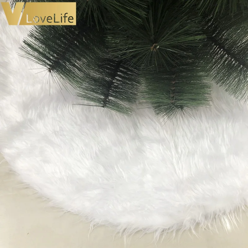 Юбки для рождественской елки 3" /36"/4" белый искусственный мех украшения для рождественской елки рождественские товары Новогодний Декор для дома