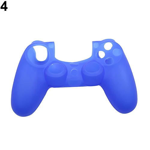 Силиконовый чехол Анти-пыль Защитная крышка для Playstation 4 PS4 контроллер - Цвет: Синий
