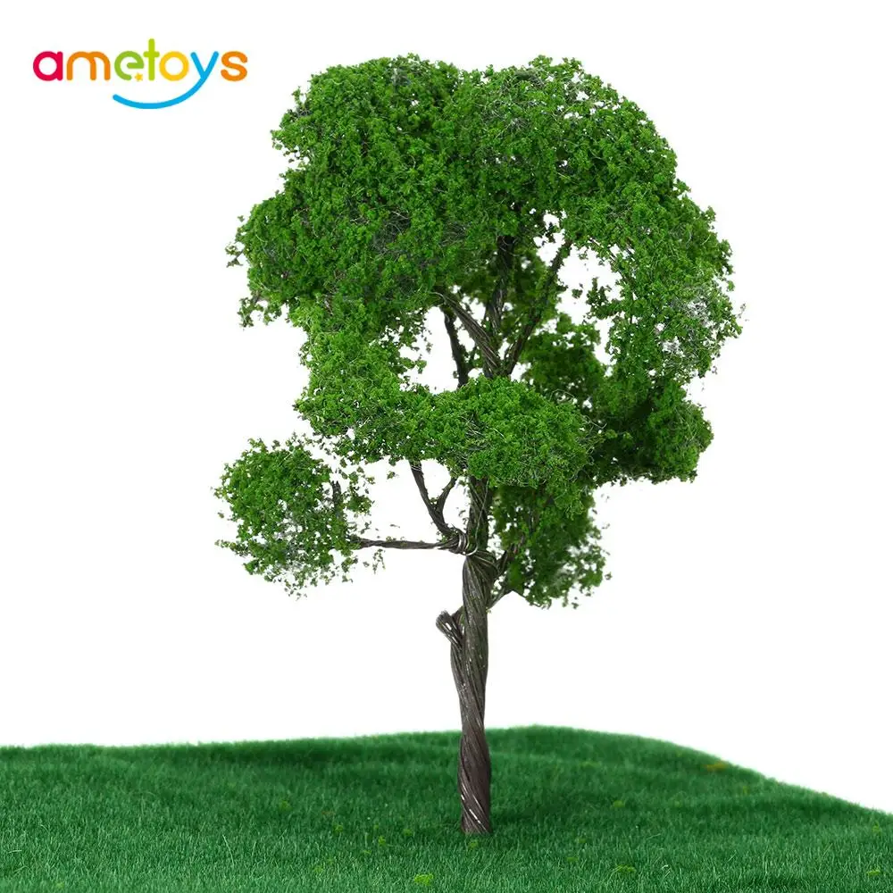 

4.7 Inch Miniatures Tree Model Architectural Model Railroad Layout Green Landscape Scenery Train Model Trees Juguetes for Kids