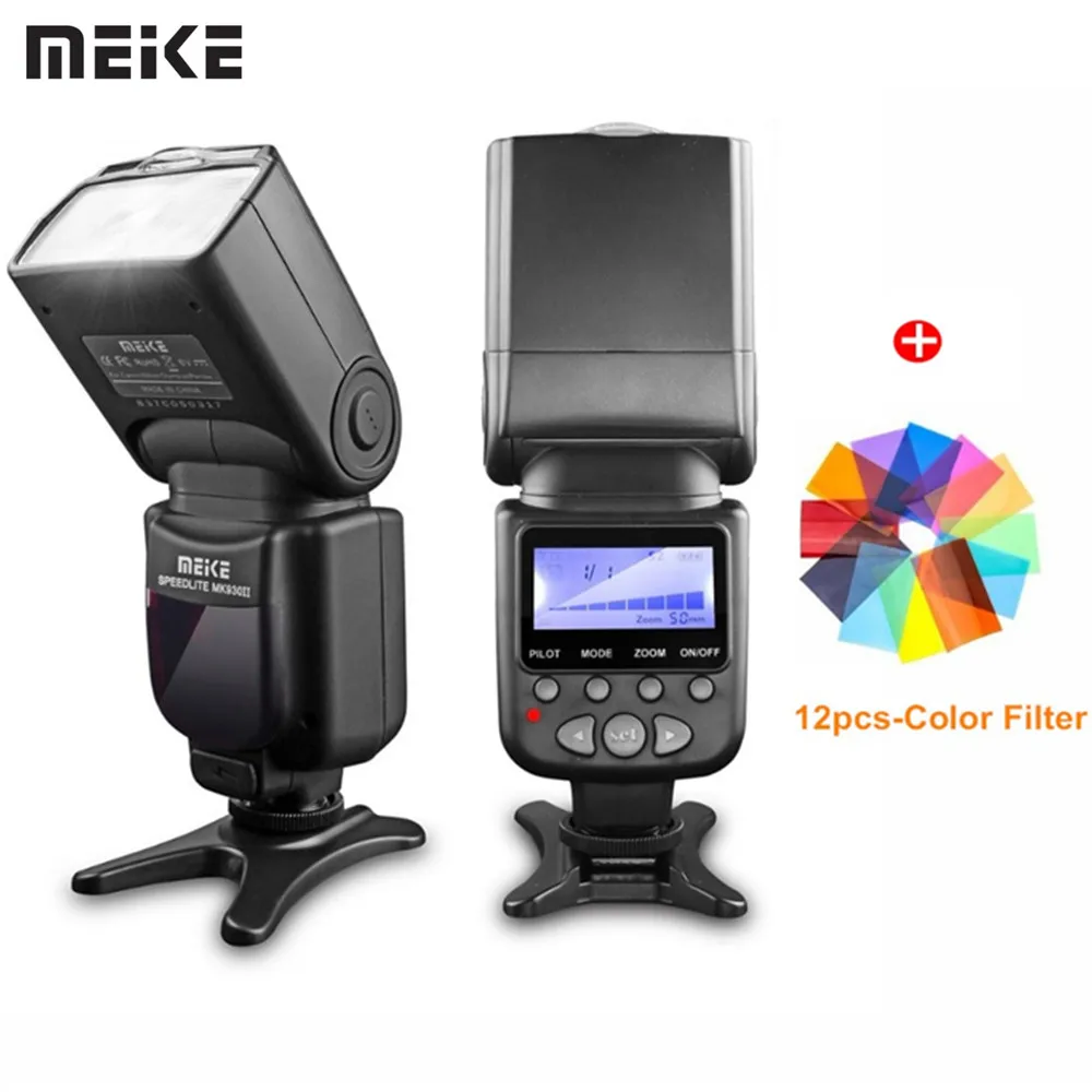 Skup Meike marka MK 930 II latarka Speedlite do aparatu Nikon Canon jak lustrzanka cyfrowa D5300 jako latarka Yongnuo YN 560 II