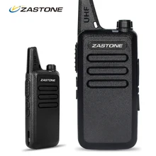 Zastone ZT-X6 Mini Walkie Talkie with Headset 400-470Mhz Frequency UHF Handheld Radios Comunicador Two Way Radio Christmas Gift
