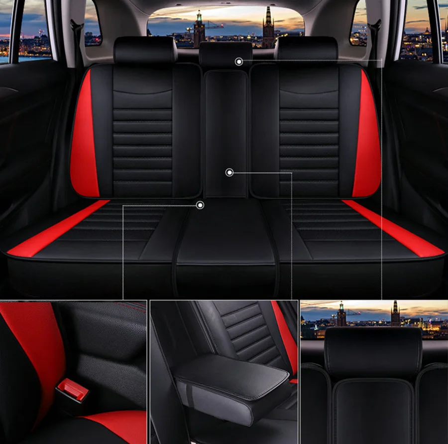 Передний+ задний) из искусственной кожи чехлы для сидений автомобиля mazda 2 323 5 CX-5 626 CX-3 cx 5 cx5 cx7 CX-7 3 axela bk Стиль