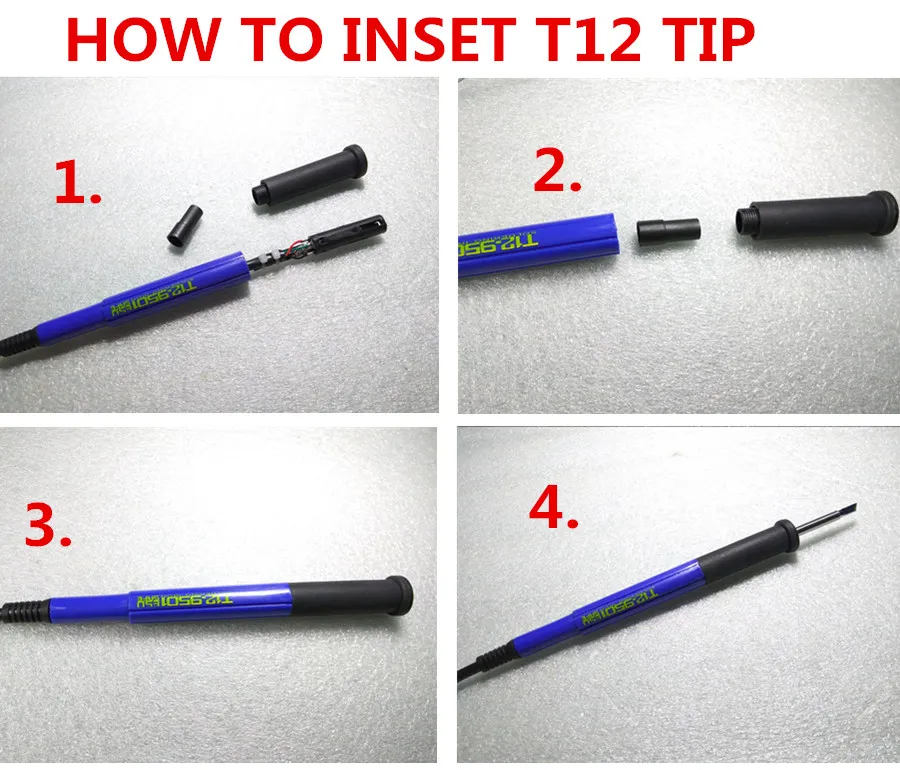 DIY OLED цифровой паяльник паяльная станция плата контроллера температуры+ T12 наконечники ручки