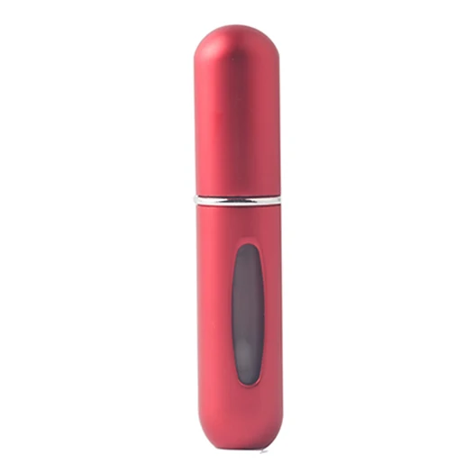 5 мл модный алюминиевый Звездный портативный дорожный спрей для духов Пустой флакон стеклянный парфюмерный косметический опрыскиватель - Цвет: Красный