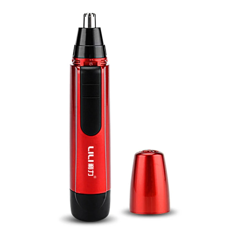 Nose Trimmer for Men 1XAA Battery Stainless Steel Blade Nose and Ear