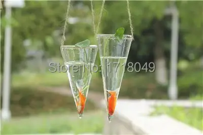 3pcs Set Cone Shape Wall Hanging Vases Indoor Plant Wall Decor