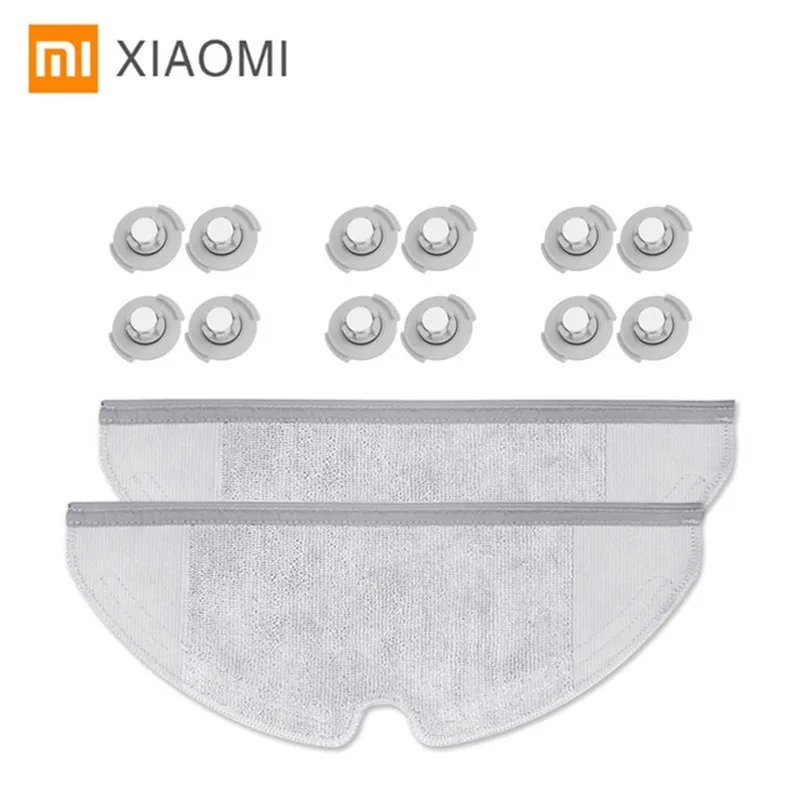 

Xiaomi Original Roborock S50 S51 Robot Vacuum Cleaner 2 Spare Parts Kits Mop Cloths Dry Wet Mopping *2 Water tank filter *12