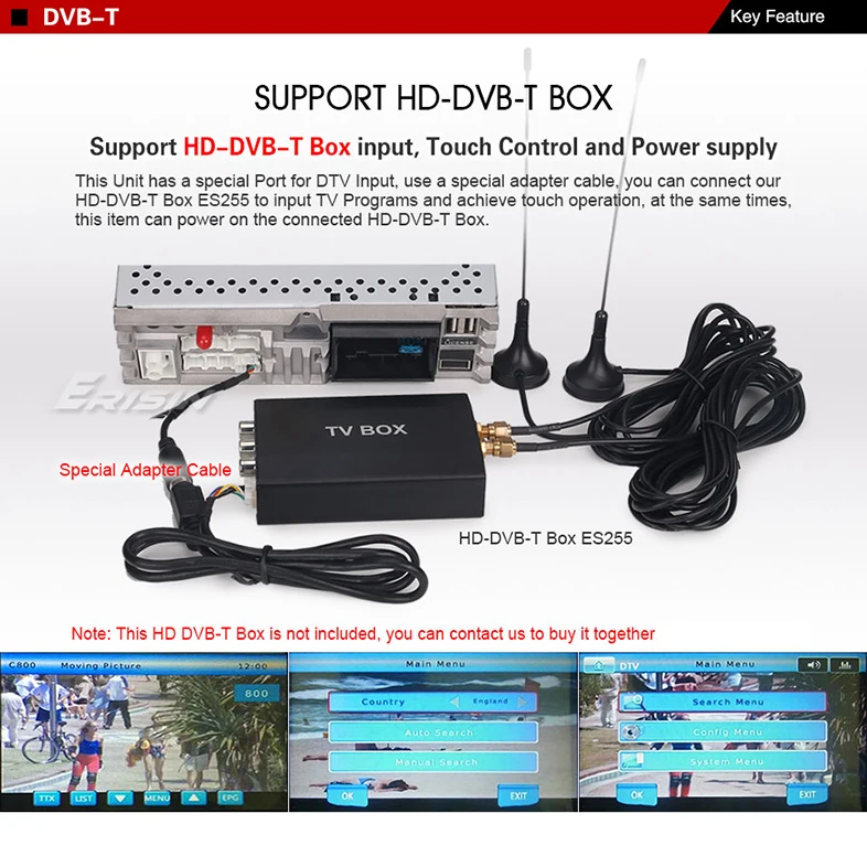 Sale Erisin ES7162B 1 Din 7 inch Car DVD Player DAB+ 3G Radio FM Canbus GPS Navigator for BMW E46 M3 12