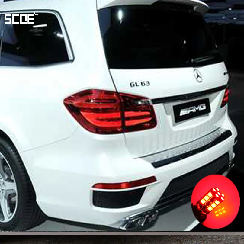 Для Mercedes benz M class (W163) (W164) SCOE 2X30SMD светодиодный тормоз/Стоп/стояночный задний/задний