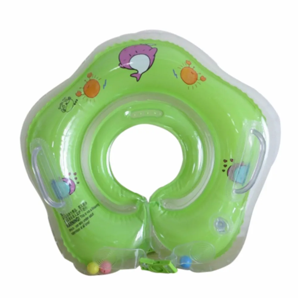 Детский плавательный тренажер месяцев Ванна 9-24 малыш малыши надувной для шеи кольцо бассейн трубка поплавок