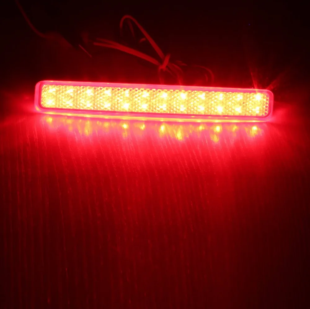 ANGRONG Red Lens Rear Bumper Reflector LED Tail Light For VW T5 Transporter/Caravelle/Multivan (pre-facelift) 2003-2011(CA243) ANGRONG Red Lens Rear Bumper Reflector LED Tail Light For VW T5 Transporter/Caravelle/Multivan (pre-facelift) 2003-2011(CA243)