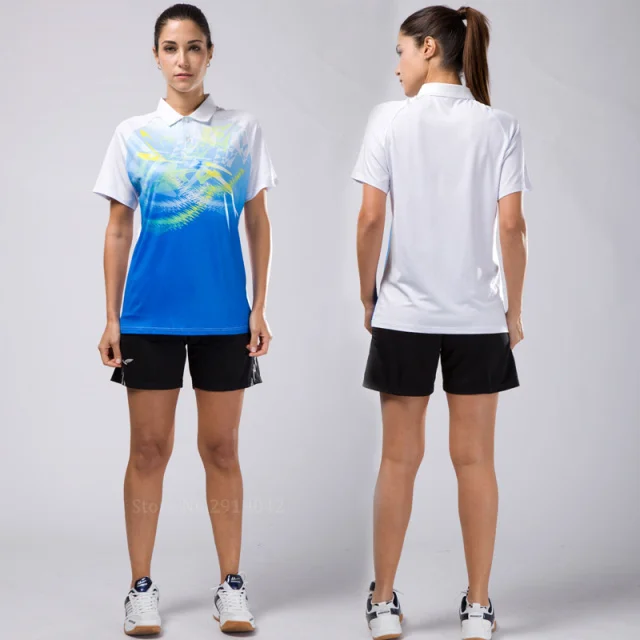 Free shipping 2017 Quick dry table tennis clothing woman badminton