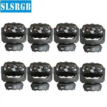 

8pcs/lot Pixel Blade 9 pcs 15w Rgbw 4in1 Continue Rotating Led Beam Moving Head DJ bar 9pcs 10w rgbw 4in1 led spider beam moving