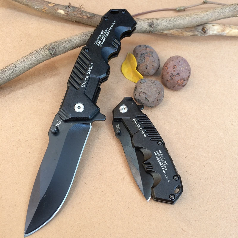 

Camp Sharp Cutter Box Blade Peel Outdoor Knife Paper Cutter Cut Fold Fruit Tool Carabiner Package Survive Multi Razor Open Hang