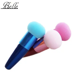 

2015 new style hot sale Cosmetic Makeup puff Make UP Set Liquid Cream Foundation Sponge with handle