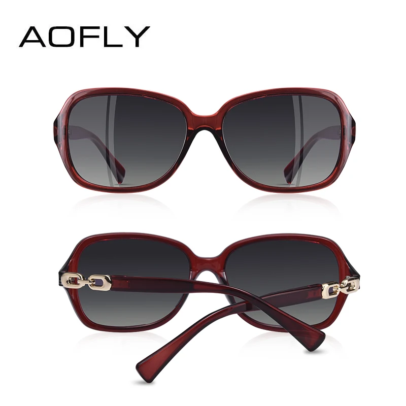 AOFLY, фирменный дизайн, модные поляризационные солнцезащитные очки, женские солнцезащитные очки, градиентные оттенки, очки Gafas De Sol Femeninas UV400