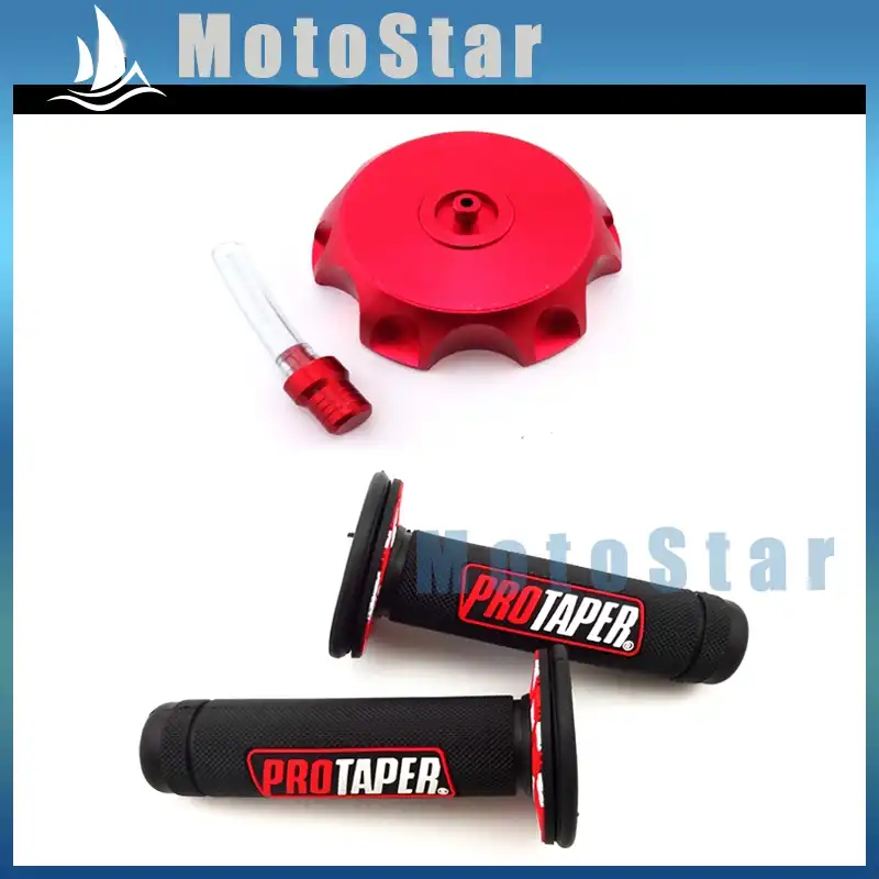 Green Gas Tank Cap Cover Throttle Handle Grips Chinese Pit Dirt Motor Trail Bike